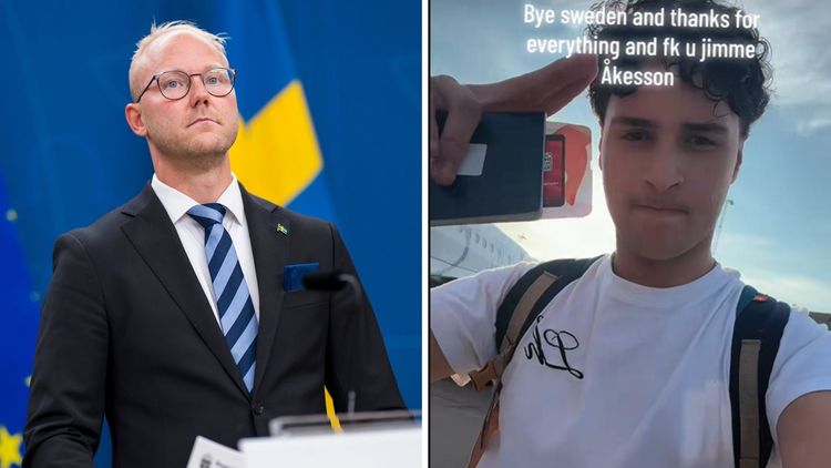 Aspling (SD) om utvisningen: "Helt rättvist"