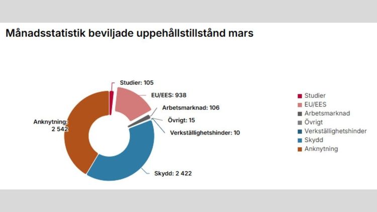 25 procent färre beviljade medborgarskap i mars
