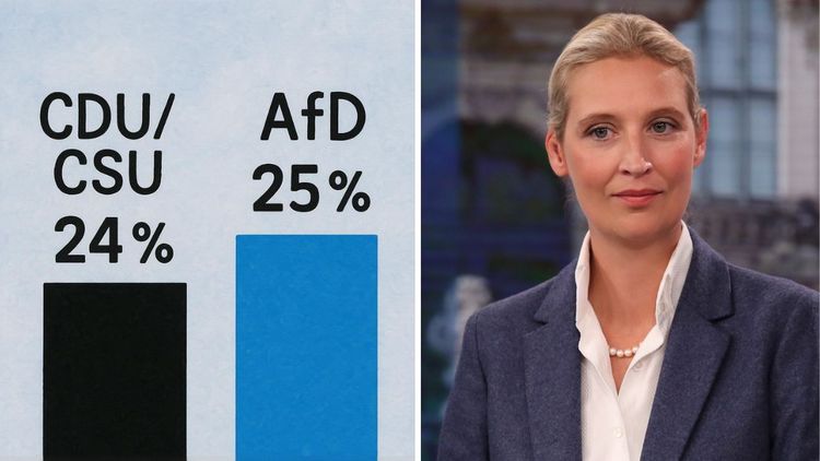 Alternativ för Tyskland största parti i färsk mätning