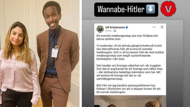 Vänsterpartisten om Ulf Kristersson: "Wannabe-Hitler"