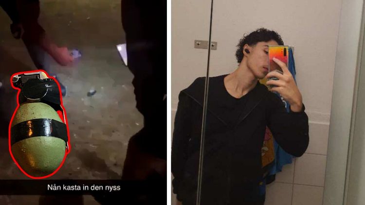 18-åring döms för att ha kastat granat mot folkmassa i Malmö