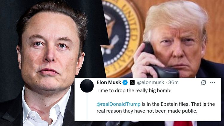 Storbråk mellan Musk och Trump