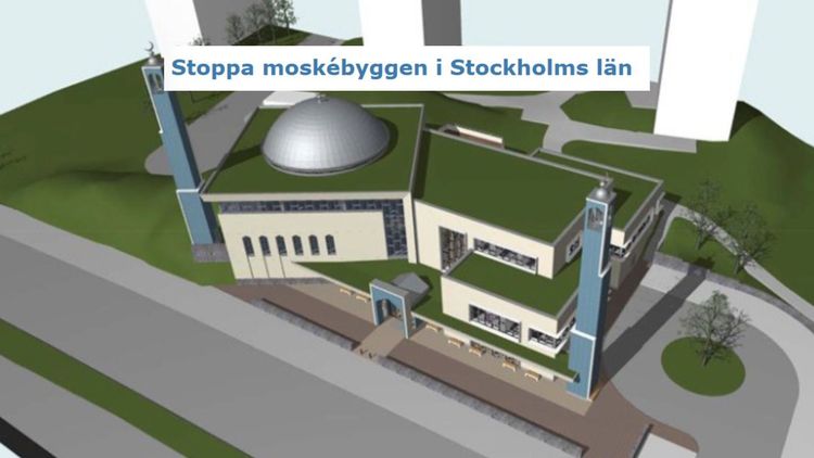 Namninsamling för stopp av moskébyggen i Stockholms län samlar tusentals underskrifter