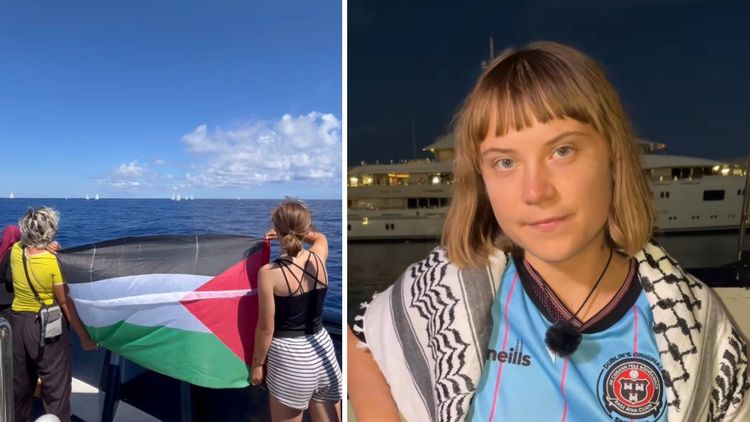 Kaos i Greta Thunbergs Gaza-flottilj – aktivister hoppar av efter HBTQ-bråk