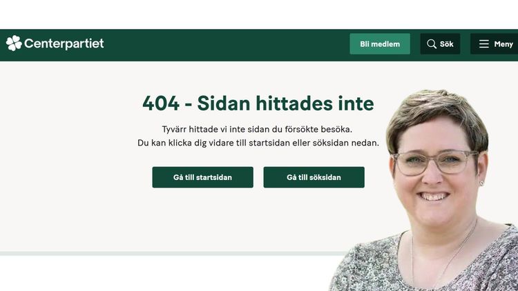 Madeleine Jakobssons (C) miljonskandal fortsätter – webbsida släcks