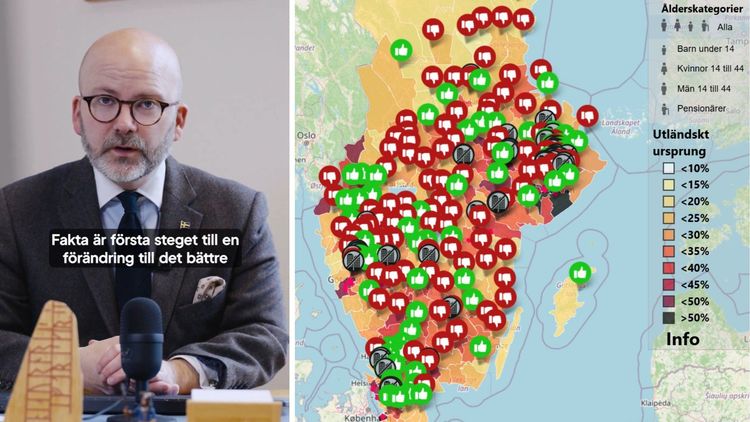 SD lanserar Migrationskartan 2.0: "Visar hur landet har förändrats"