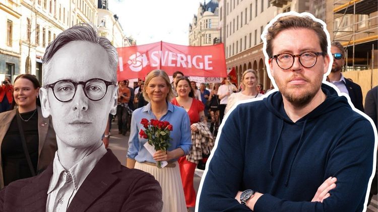Traditionsenligt 1 maj-bråk mellan entreprenör och överklass-socialist