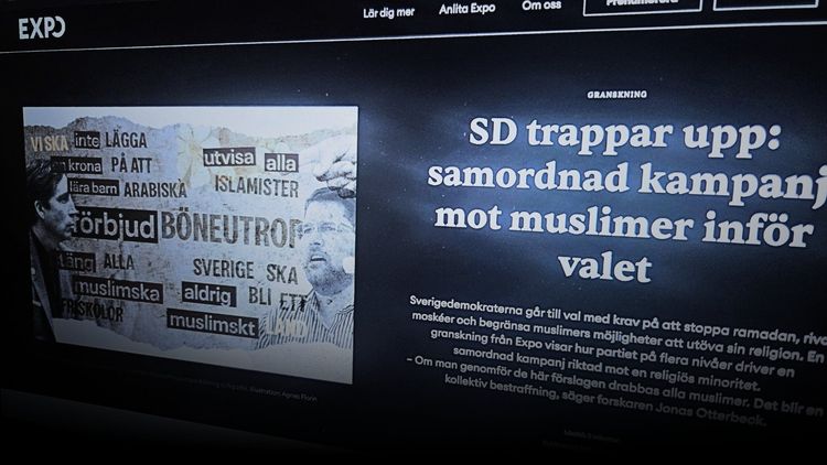 "Vilket scoop!" – Expo-artikel om SD hånas