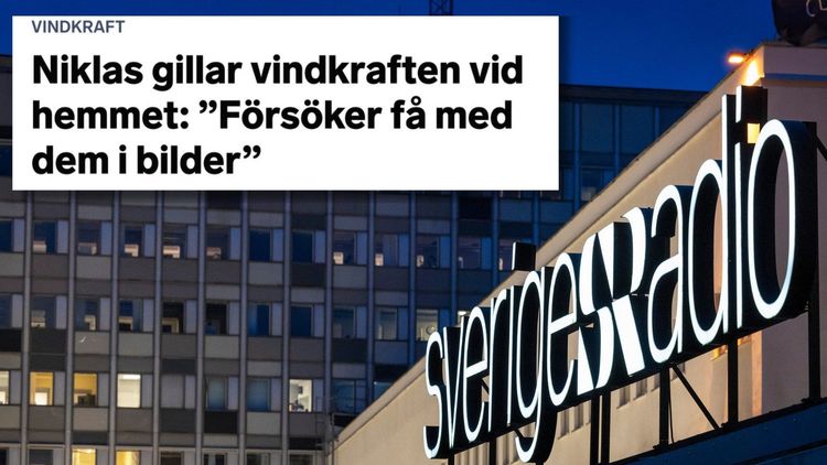 Sveriges Radio tar bort artikel om vindkraft