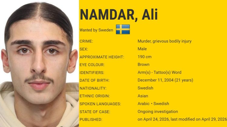Efterlyste Foxtrot-toppen Ali Namdar misstänks för nya våldsbrott