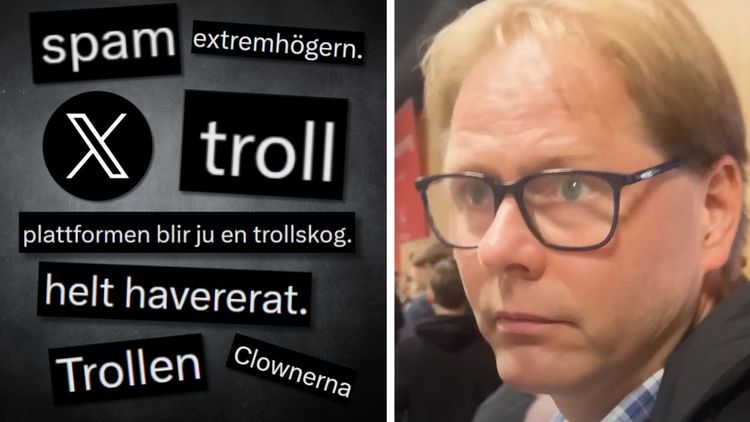 Efter storbråket: Anders Lindberg får faktaruta på X
