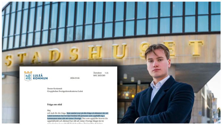 Illegala migranter får bistånd av Luleå kommun