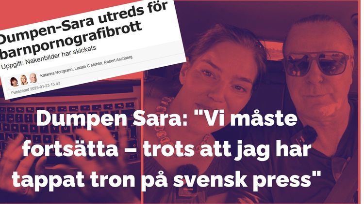 Dumpen-Sara tänker inte ge upp