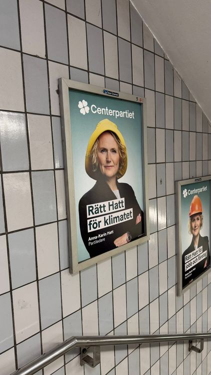 Hatts (C) nya annons: "Rätt Hatt för klimatet"