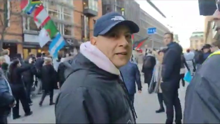 Vänsterextrem attack mot Christian Peterson - se klippet här