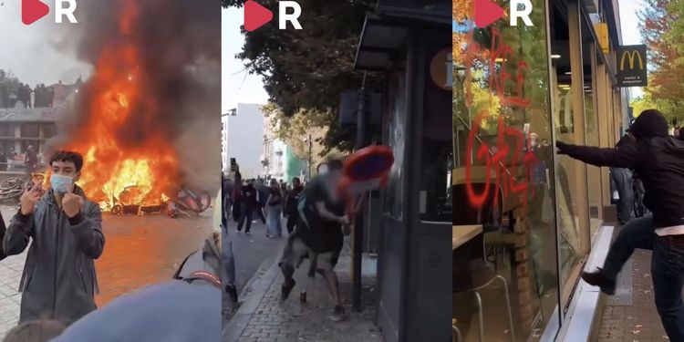 Kaos på Belgiens gator - beskrivs som ”gerillakrig”