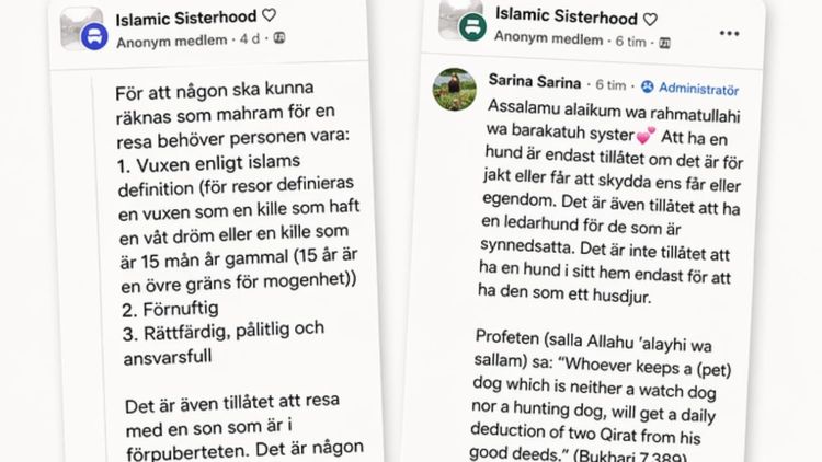 Hemliga muslimska gruppen: Västerländsk kultur oförenlig med islam