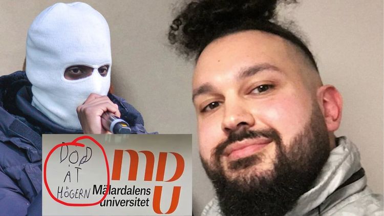 Rapparens videoregissör till Ungsvenskarna: "Död åt högern"