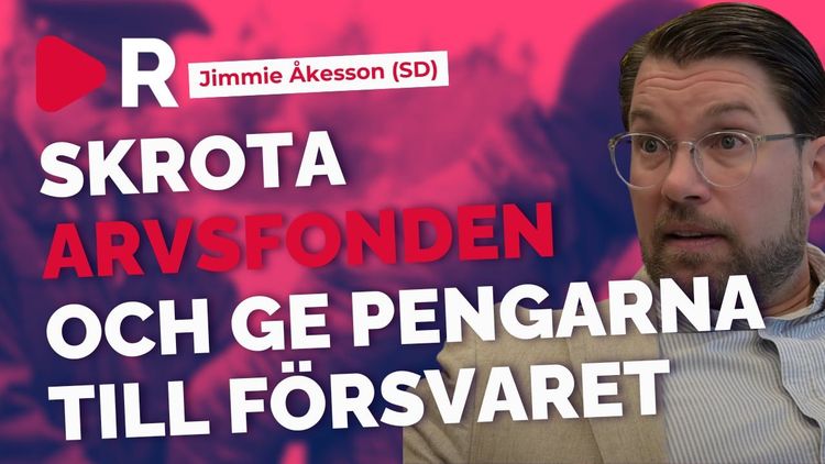 Jimmie Åkesson: Lägg ner Allmänna arvsfonden – pengarna behövs till försvaret
