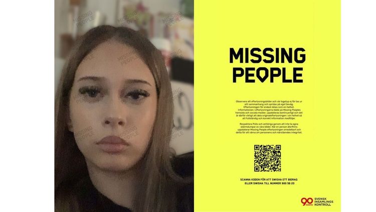 Har någon sett 15-åriga Yasmine?