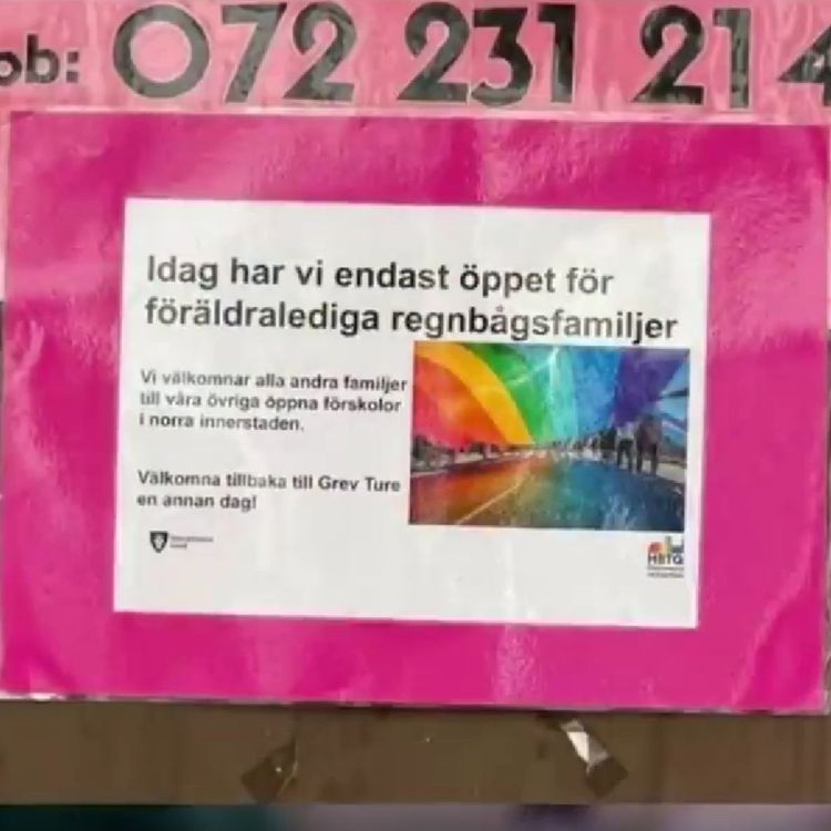 Föräldrarna nekades öppen förskola – var inte en "regnbågsfamilj"