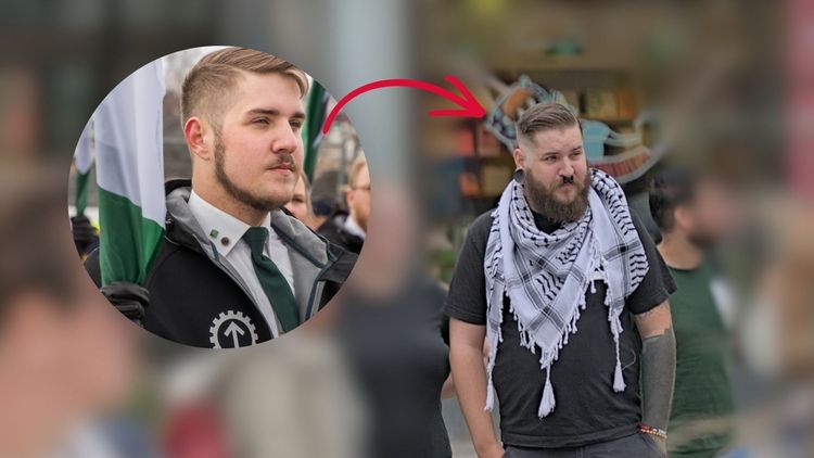 Marscherade med NMR – nu framträdande Palestinaaktivist