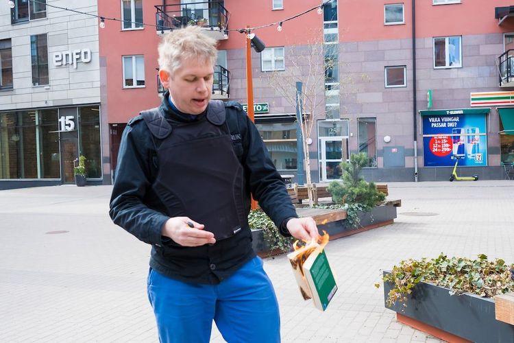 Efter mordet på Salwan Momika – polisen stoppar Paludan
