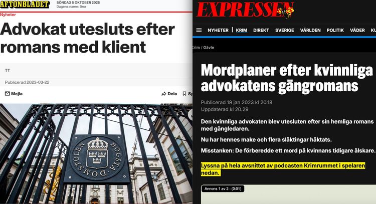 Utesluten advokat fick hjälp inreda barnkammaren av Aftonbladet