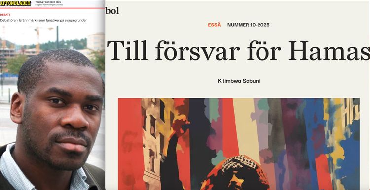 Här är länsstyrelse-medarbetaren som sprider Hamas budskap