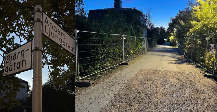 Här är tömda villakvarteret som förfaller i väntan på försenade byggplaner