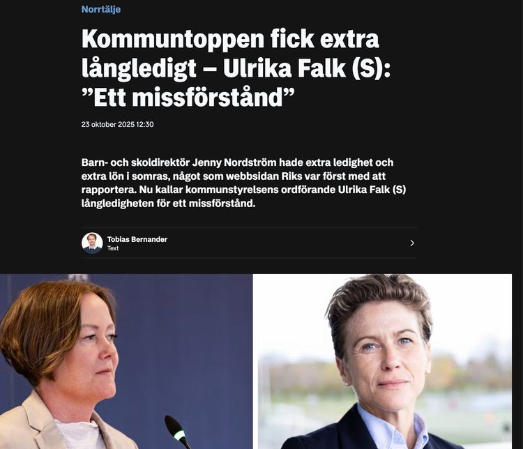 Semesterfusket i Norrtälje kommun: oppositionen kräver extern granskning