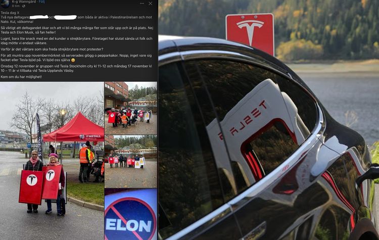 Stödet mot Tesla som IF Metall inte vill kännas vid