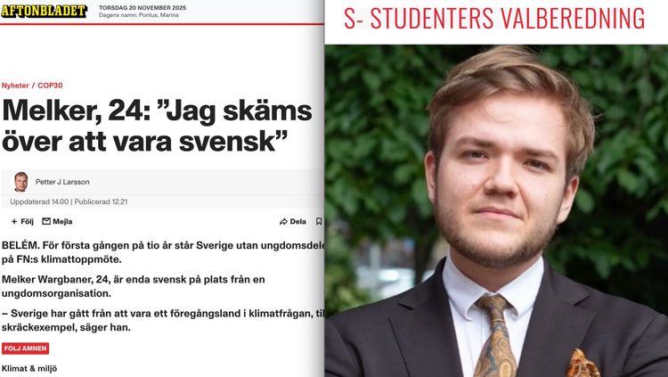 Här mörkar Aftonbladet Melkers uppdrag i S