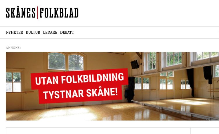 Ännu en mediesatsning där kopplingen till S tonas ner