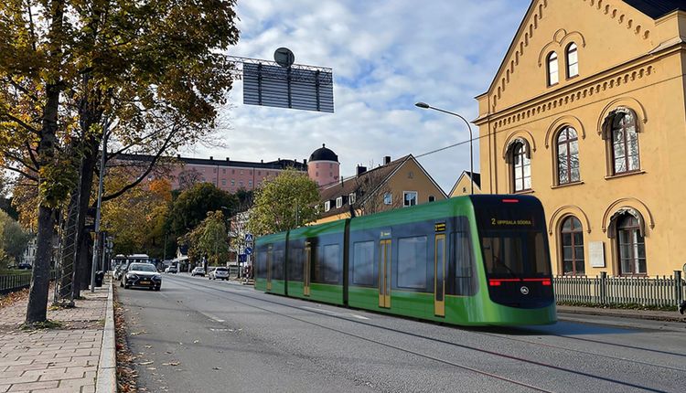 Här bygger man spårvagnsdepå – som kan bli utan spår