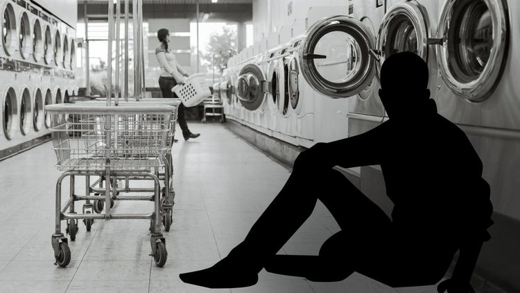 Utsattes för blottare – i tvättstuga 