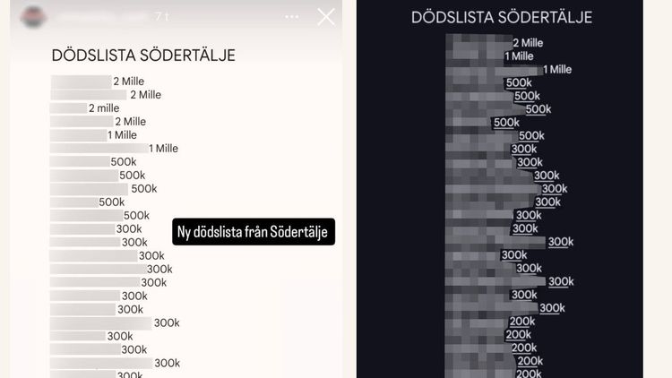 Ny dödslista sprids på sociala medier – signerad "Saddam"