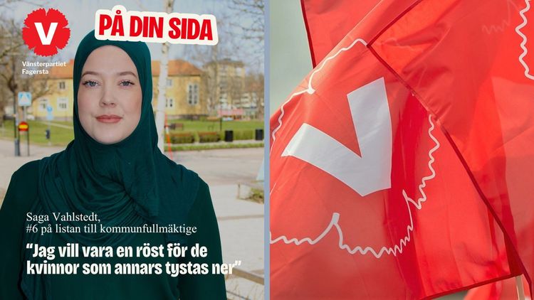 Muslimsk V-politiker överväger lämna Sverige om SD inför slöjförbud