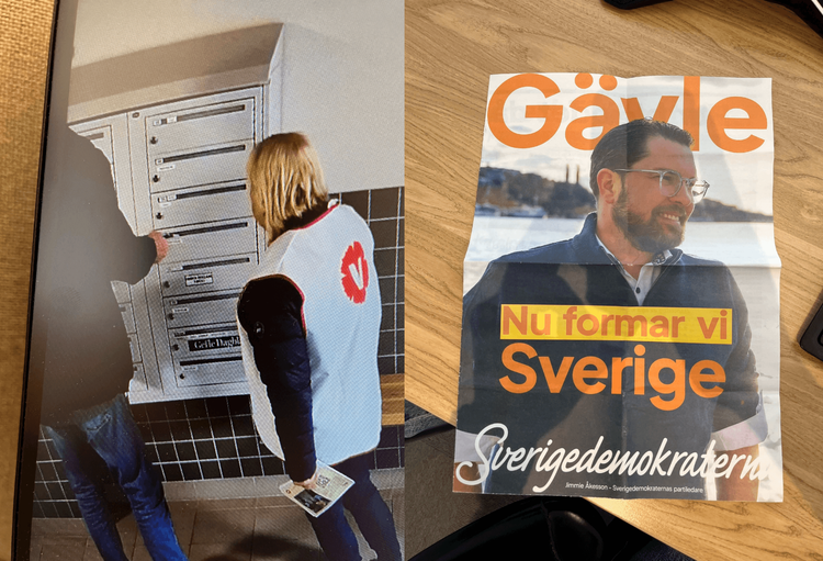 Vänsterpartist stal SD-reklam i brevlådor – åtalas för intrång i förvar
