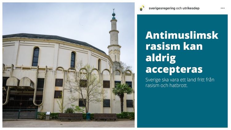 Regeringen uppmärksammar islamofobi och hatbrott