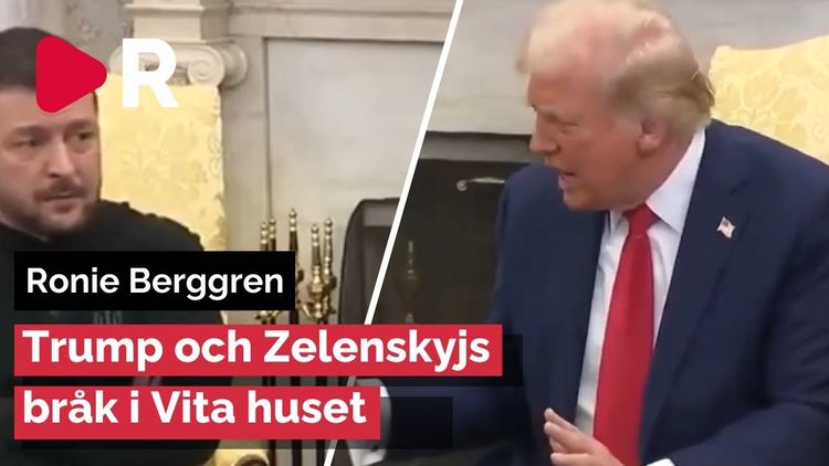 USA-experten Ronie Berggren om kaosmötet mellan Trump och Zelensky: "En kraschad diplomati"

