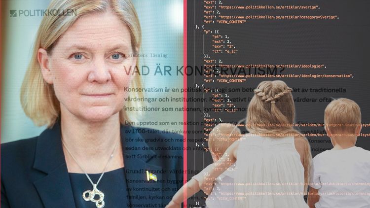 Socialdemokraterna åsiktsregistrerade barn med intresse för konservatism