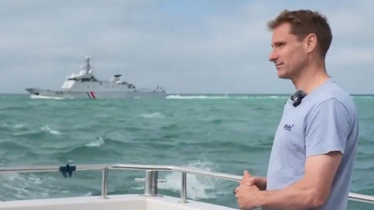 Fransk militär öppnade eld nära brittiskt fartyg på Engelska kanalen
