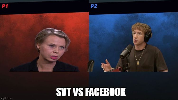 SVT Nyheter slutar publicera på Facebook efter att Zuckerberg slutat censurera