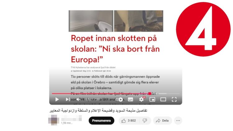 Islamister använder TV4-klipp om Örebro i sin propaganda – Experter: "Man hör det man förväntar sig höra"