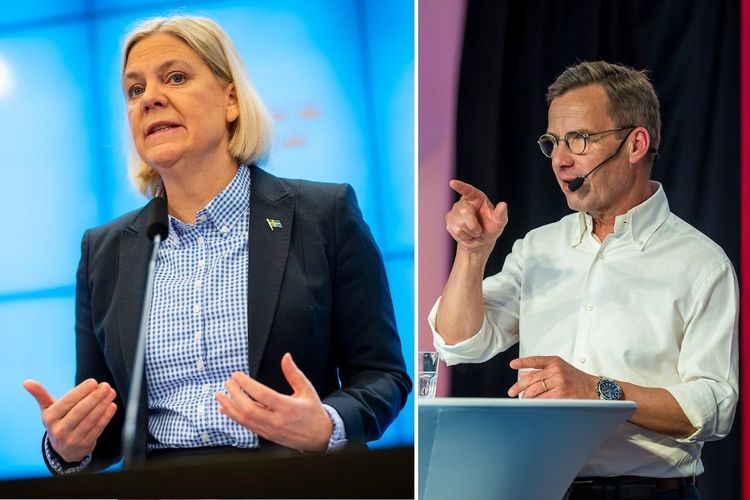 Magdalena Anderssons försprång krymper – Kristersson knappar in