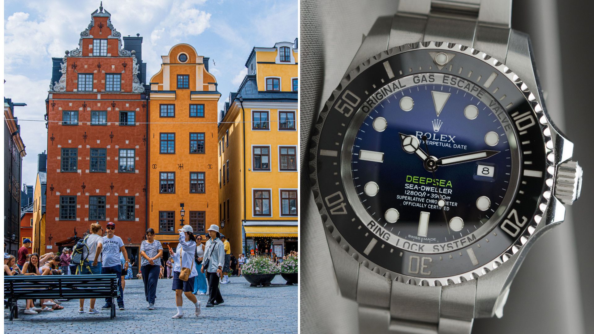 Amerikansk turist rånad på Rolex i Gamla stan – rånare greps av vittnen