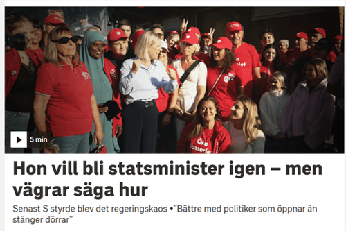 SVT har rätt: ”Senast S styrde blev det regeringskaos”