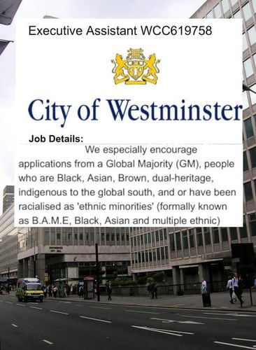 Jobbannons i England anklagas för diskriminering mot vita britter